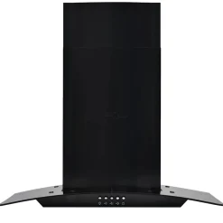 Keuken & Eetkamer*vidaXL Wandafzuigkap 756 m³/u 60 cm roestvrij staal zwart