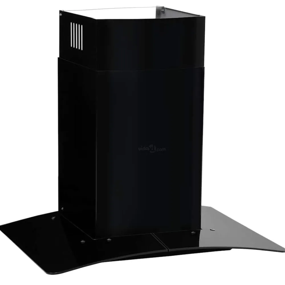 Keuken & Eetkamer*vidaXL Wandafzuigkap 756 m³/u 60 cm roestvrij staal zwart