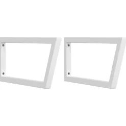 Wandbeugels voor wasbak 2 st trapezium staal>vidaXL Best