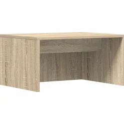 Kantoormeubelen*vidaXL Wandbureau met opslag 60 x 45 x 30 cm Bewerkt hout Sonoma eiken