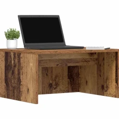 Kantoormeubelen*vidaXL Wandbureau Wandgemonteerd 60 x 45 x 30 cm Bewerkt hout Oud hout