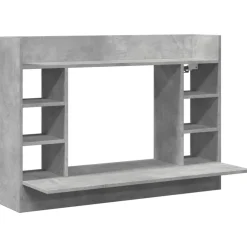 Wandbureau 105x48x75 cm bewerkt hout>vidaXL Sale