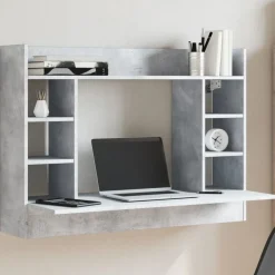 Wandbureau 105x48x75 cm bewerkt hout>vidaXL Sale