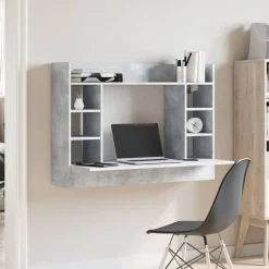 Wandbureau 105x48x75 cm bewerkt hout><noscript><img width=