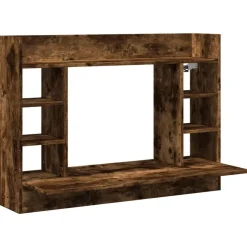 Wandbureau 105x48x75 cm bewerkt hout kleurig>vidaXL Sale