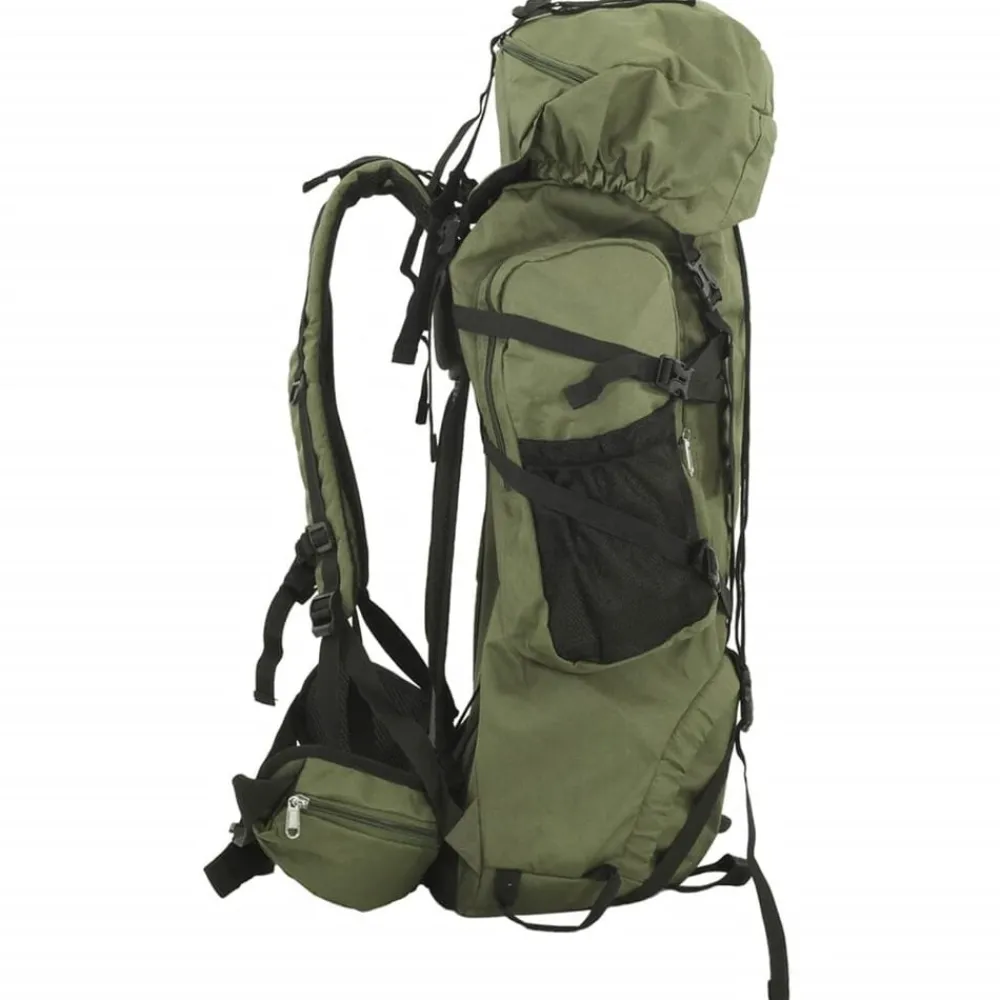 Bagage & Tassen*vidaXL Wandelrugzak 60 L oxford stof leger Groen