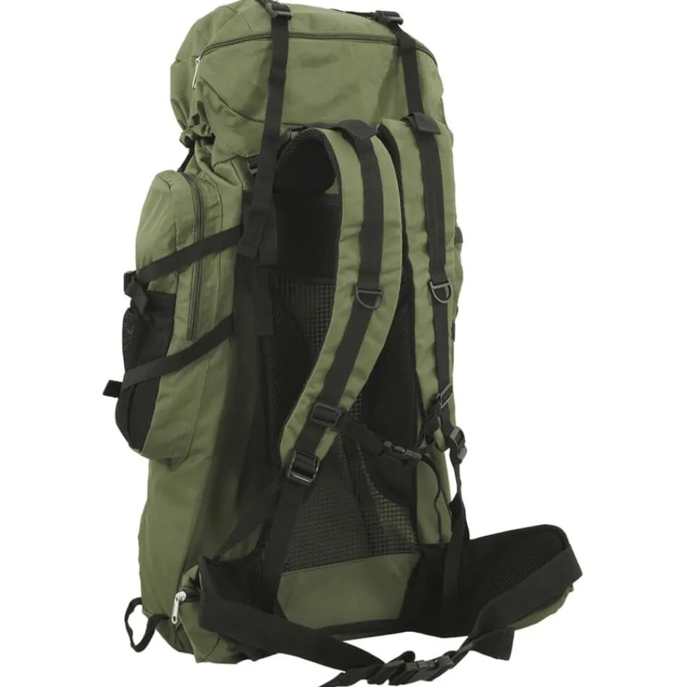 Bagage & Tassen*vidaXL Wandelrugzak 60 L oxford stof leger Groen