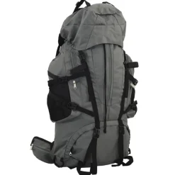 Bagage & Tassen*vidaXL Wandelrugzak 60 L oxford stof Grijs