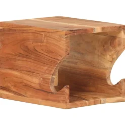 Wandfietsenrek 35x25x25 cm massief acaciahout>vidaXL