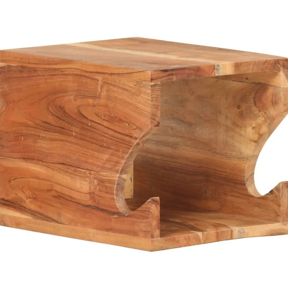 Wandfietsenrek 35x25x25 cm massief acaciahout>vidaXL