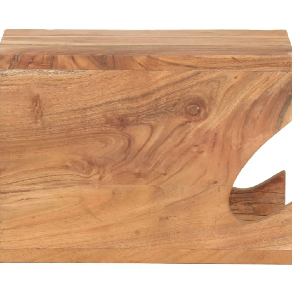 Wandfietsenrek 35x25x25 cm massief acaciahout>vidaXL