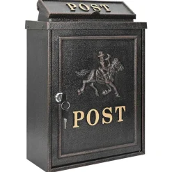 Wandgemonteerde brievenbus met opslag 29 x 13 x 41 cm>vidaXL Best