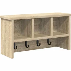 Wandgemonteerde kapstok met plank 50 x 16 x 26 cm>vidaXL Discount