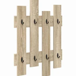 Boekenkasten & Wandplanken*vidaXL Wandgemonteerde kapstok met opslag 60 x 3 x 82 cm Sonoma eiken