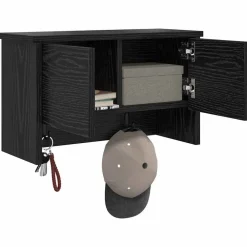 Wandgemonteerde kapstok met plank 50 x 20 x 30 cm><noscript><img width=