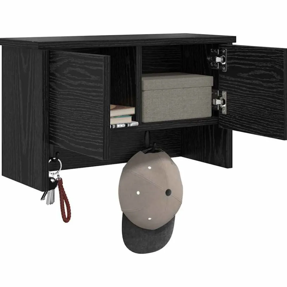 Wandgemonteerde kapstok met plank 50 x 20 x 30 cm>vidaXL Sale