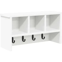 Wandgemonteerde kapstok 50 x 16 x 26 cm Bewerkt hout>vidaXL Clearance