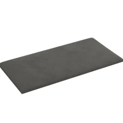 Bouwmaterialen|Bedden & Accessoires*vidaXL Wandhoofdbord 12 pcs 30 x 15 cm Fluweel Donkergrijs