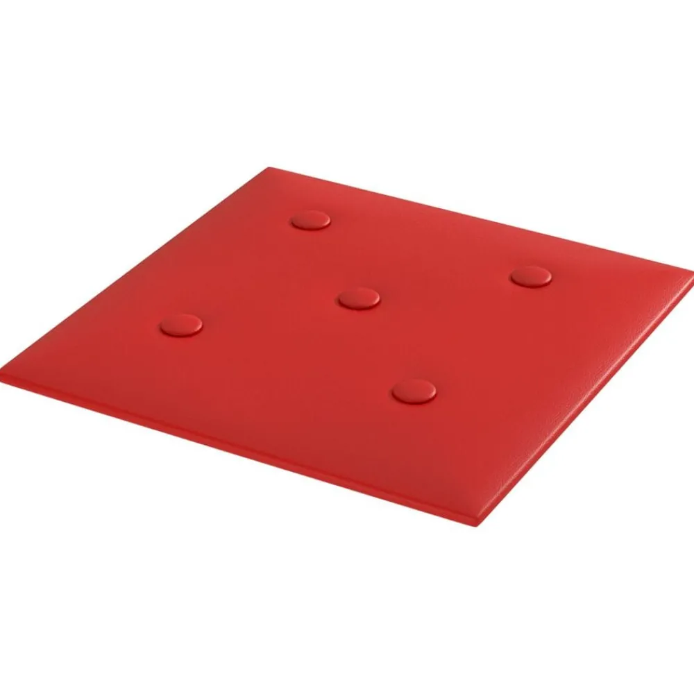 Wandhoofdbord 12 pcs 30 x 30 cm Nep Leer>vidaXL