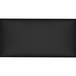 Bouwmaterialen*vidaXL Wandhoofdbord 12 pcs 30 x 15 cm Stof Zwart