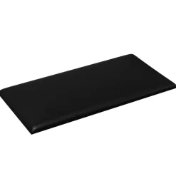 Bouwmaterialen*vidaXL Wandhoofdbord 12 pcs 30 x 15 cm Stof Zwart