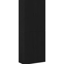 Wandkast 2 pcs 69,5 x 34 x 90 cm Bewerkt hout>vidaXL Sale