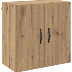 Kasten & Opbergmeubelen*vidaXL Wandkast Artisan Eiken 60 x 31 x 60 cm Bewerkt hout artisanaal eikenkleurig