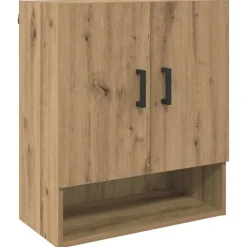 Kasten & Opbergmeubelen*vidaXL Wandkast 60 x 31 x 70 cm Bewerkt hout artisanaal eikenkleurig