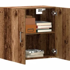 Kasten & Opbergmeubelen*vidaXL Wandkast 60x31x60 cm bewerkt hout kleurig Oud hout