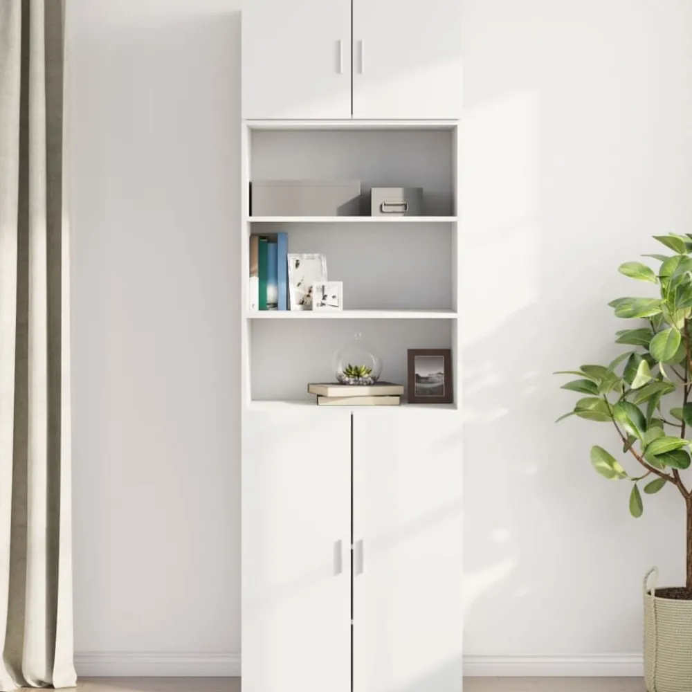 Kasten & Opbergmeubelen*vidaXL Wandkast 70x42,5x40 cm bewerkt hout Wit