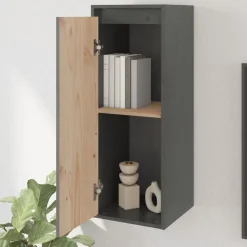 Wandkast 30x30x80 cm massief grenenhout><noscript><img width=