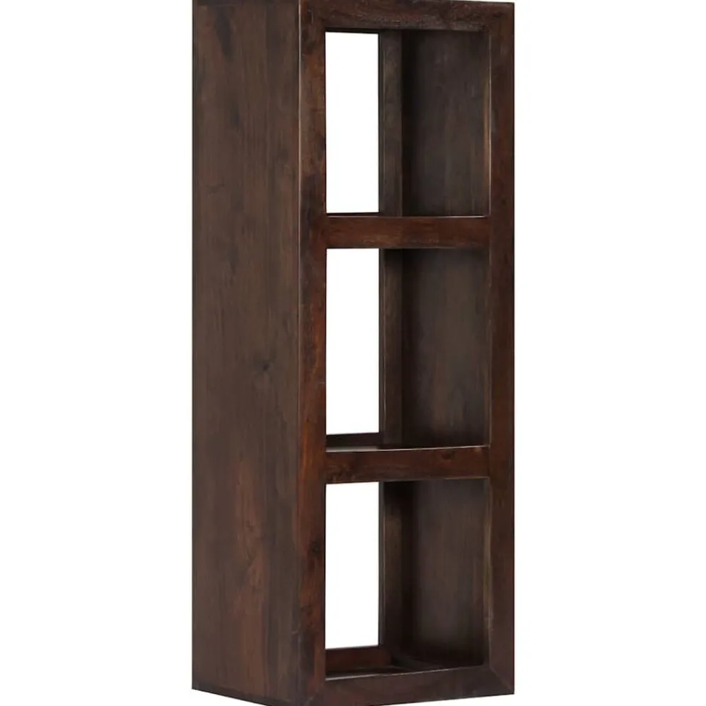 Wandkast 40x30x110 cm massief acaciahout>vidaXL Online