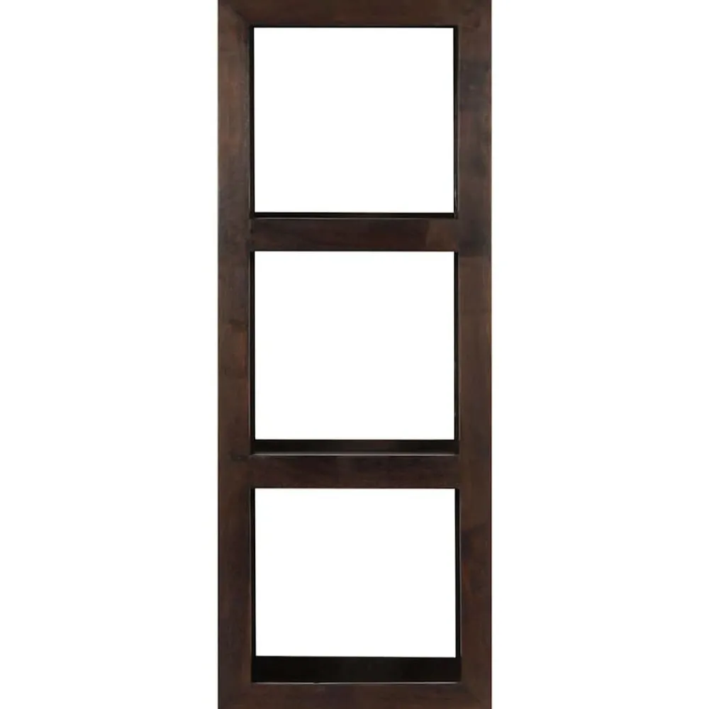 Wandkast 40x30x110 cm massief acaciahout>vidaXL Online