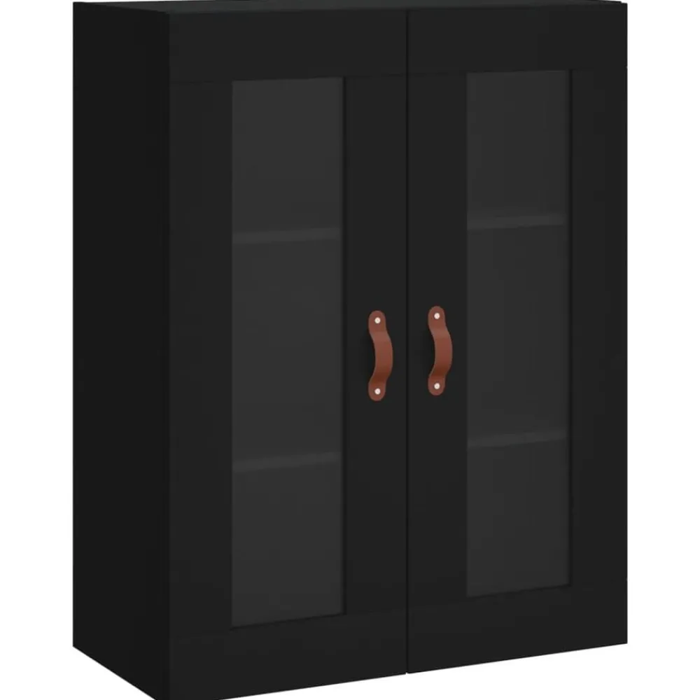 Kasten & Opbergmeubelen*vidaXL Wandkast 69,5x34x90 cm Zwart