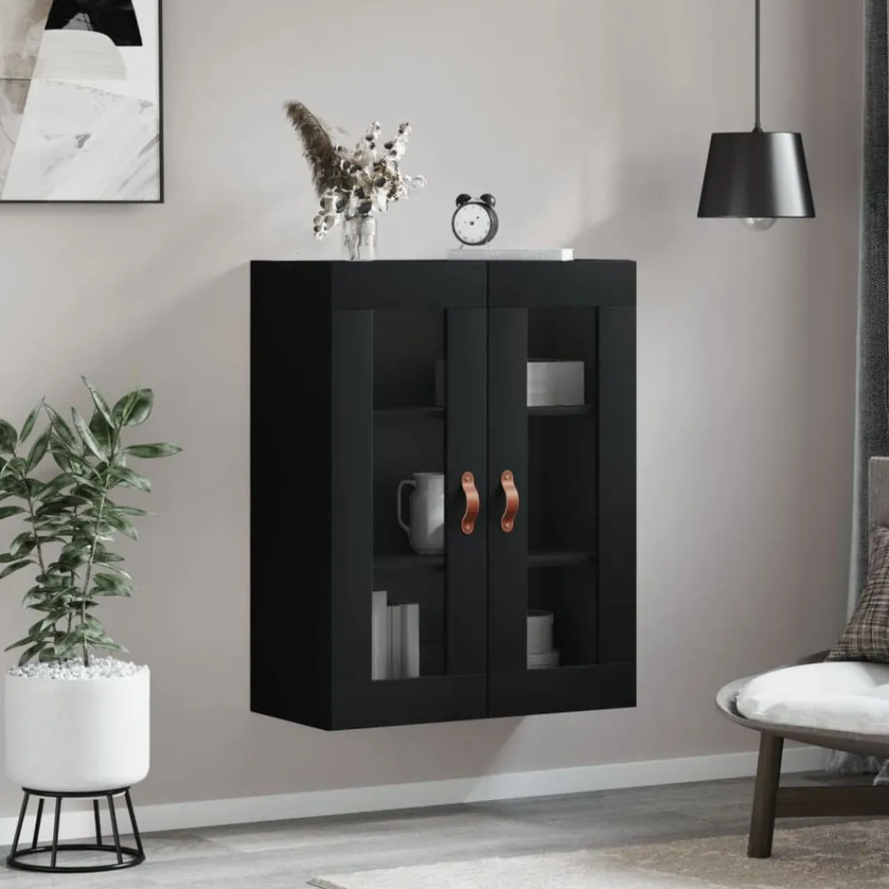 Kasten & Opbergmeubelen*vidaXL Wandkast 69,5x34x90 cm Zwart