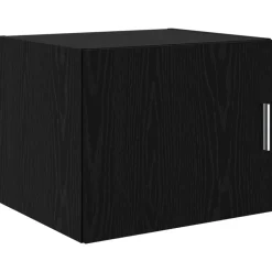 Kasten & Opbergmeubelen*vidaXL Wandkast 50 x 42.5 x 40 cm Bewerkt hout Zwart eiken