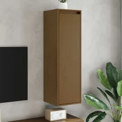 Wandkasten 2 st 30x30x100 cm massief grenenhout>vidaXL Discount