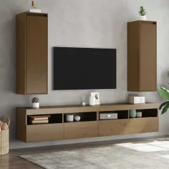 Wandkasten 2 st 30x30x100 cm massief grenenhout><noscript><img width=