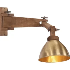 Verlichting*vidaXL Wandlamp 25 W E27 antiek messingkleurig antiekmessing