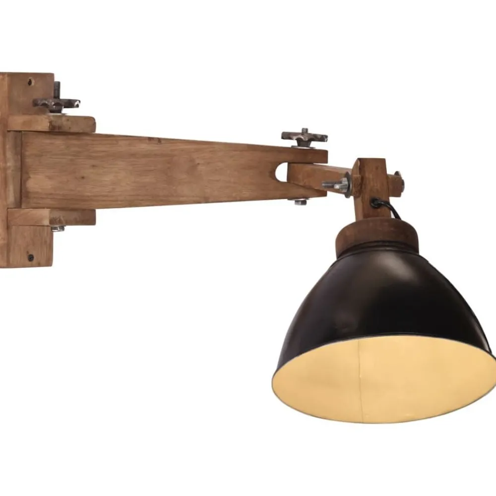 Verlichting*vidaXL Wandlamp 25 W E27 Zwart