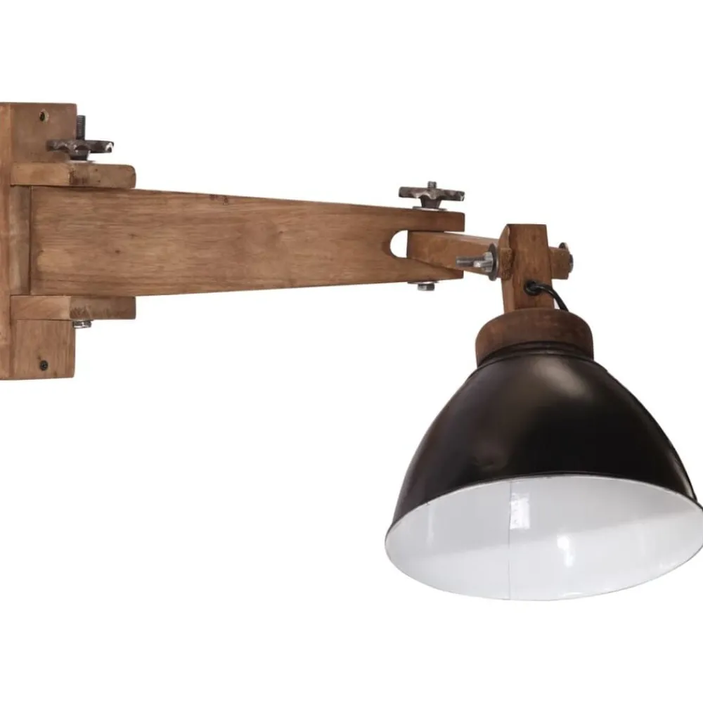 Verlichting*vidaXL Wandlamp 25 W E27 Zwart