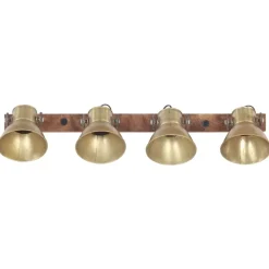 Wandlamp industrieel E27 90x25 cm messingkleurig><noscript><img width=