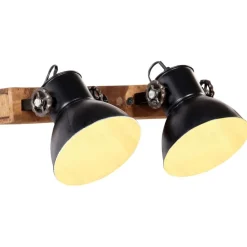 Verlichting*vidaXL Wandlamp industrieel E27 45x25 cm Zwart