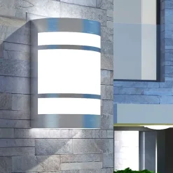 Wandlamp voor buiten licht roestvrij staal>vidaXL