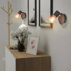 Verlichting*vidaXL Wandlampen 2 st met LED 8 W