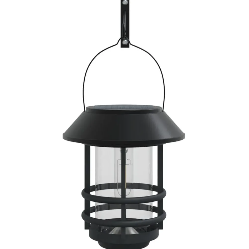 Verlichting*vidaXL Wandlantaarns voor buiten 2 st solar Wit
