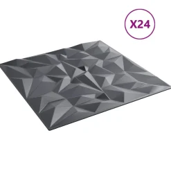 Wandpanelen 24 pcs 50 x 50 cm XPS Schuim>vidaXL New