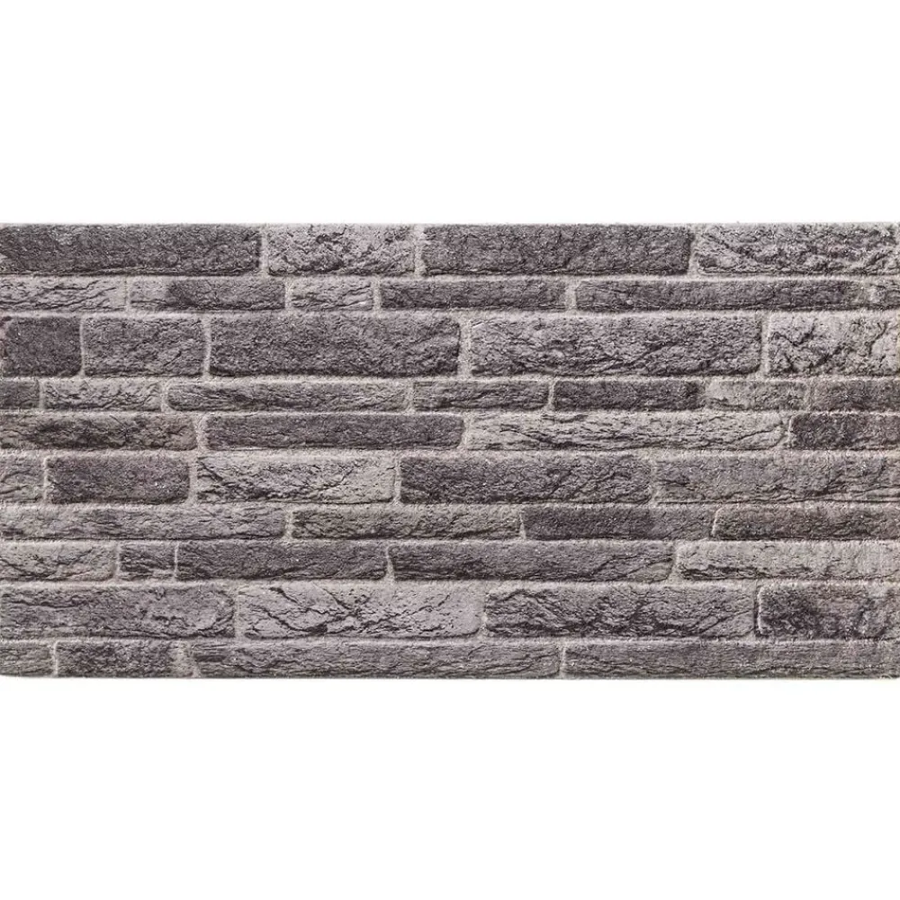 Bouwmaterialen*vidaXL Wandpanelen 10 pcs 100 x 50 cm EPS-schuim Antracietkleurig