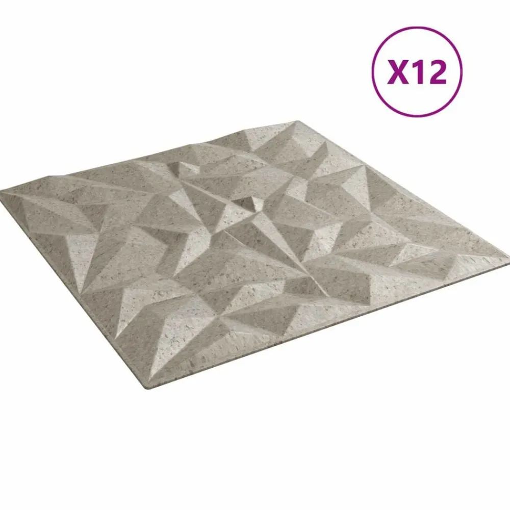 Wandpanelen 12 pcs 50 x 50 cm XPS Schuim>vidaXL Outlet