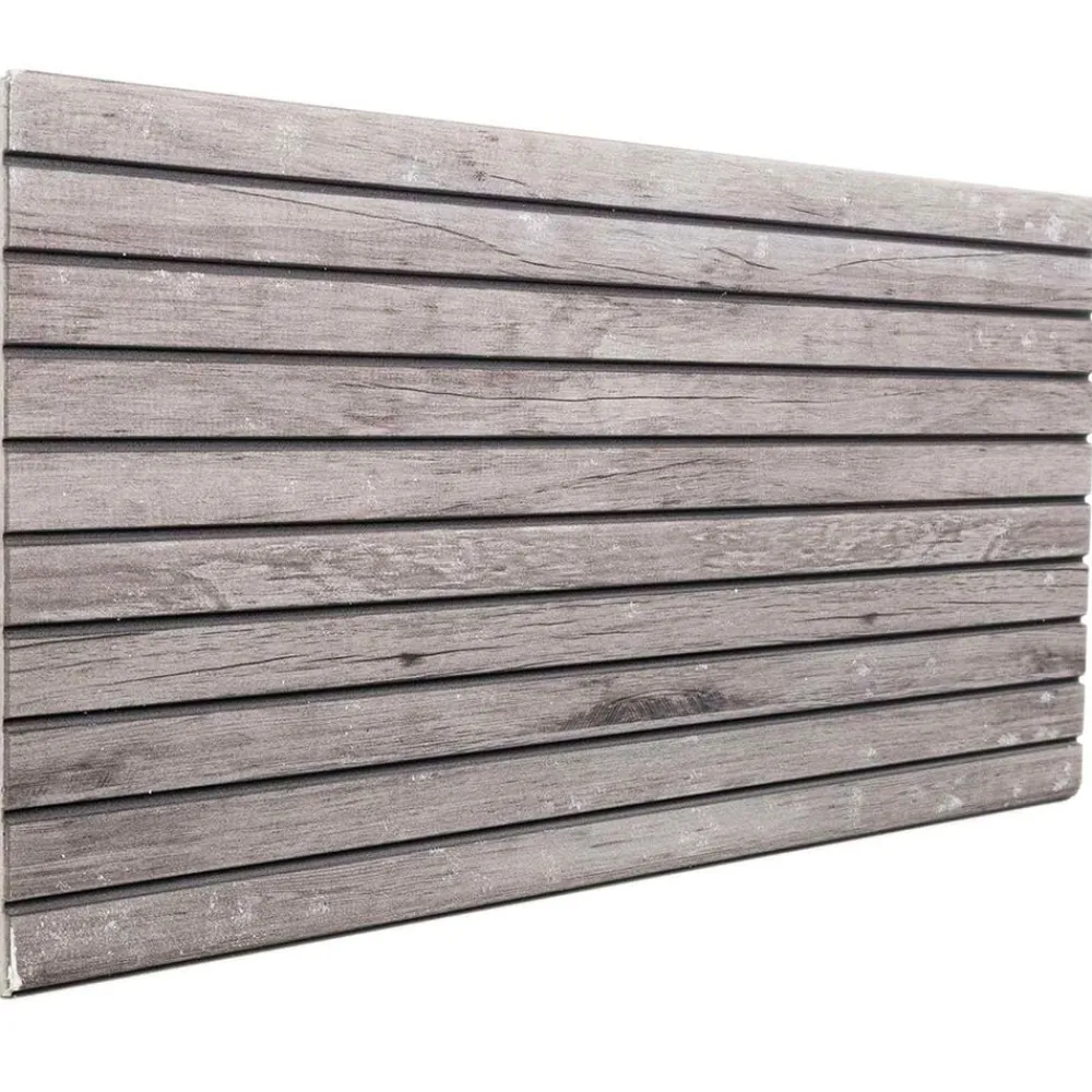 Bouwmaterialen*vidaXL Wandpanelen 10 pcs 100 x 50 cm EPS-schuim Grijs